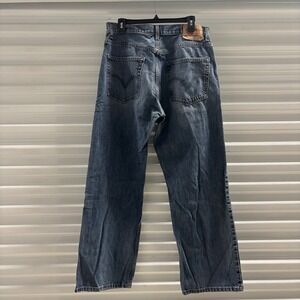 Levis 569 Loose Straight Leg Jeans Mens Size W34 L32 Blue Denim Cotton Baggy